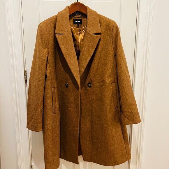 NEW Donna Karan DKNY Y2K Vintage 90's Over Coat Size XXL - Picture 15 of 16